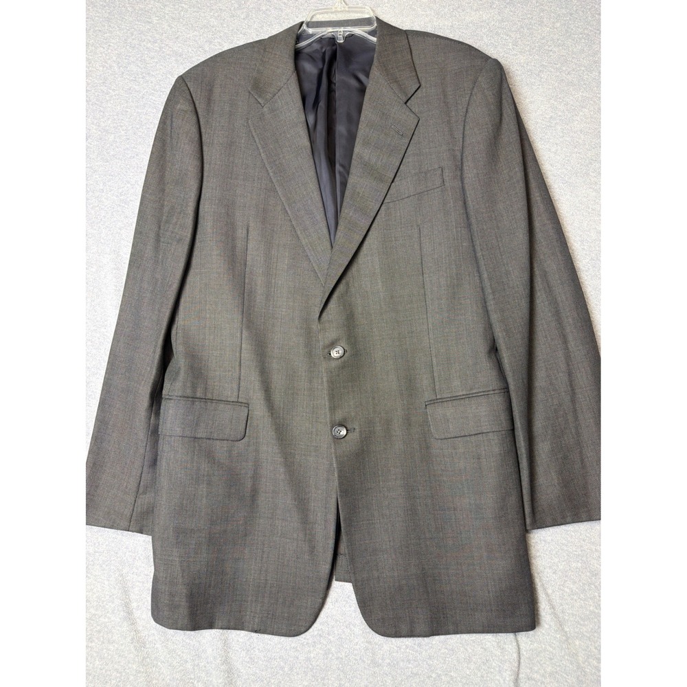 Hickey Freeman Loro Piana Super 120s Wool Blazer Mens 44 L Sport Coat Italian‎